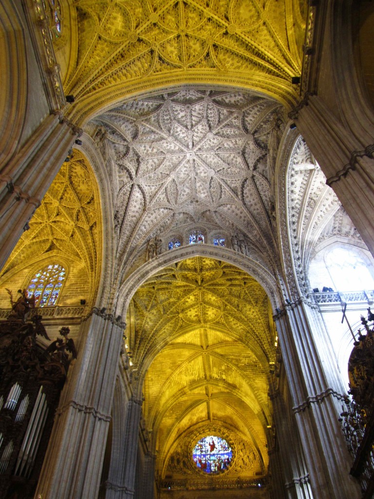 The magnificent ceiling of the Cathedral