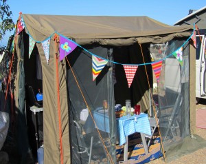 The bunting has made an appearance; Morocco is shocked by the glamping culture! 
