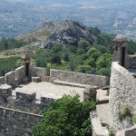 The fortifications at the castle in Marvao